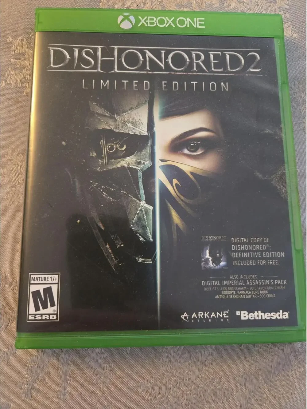 Dishonored 2 Limited Edition - Xbox One (Includes Dishonored Definitive Edition)